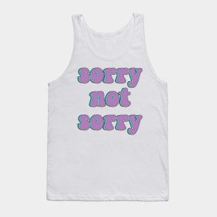 SIX Broadway - Sorry Not Sorry Tank Top